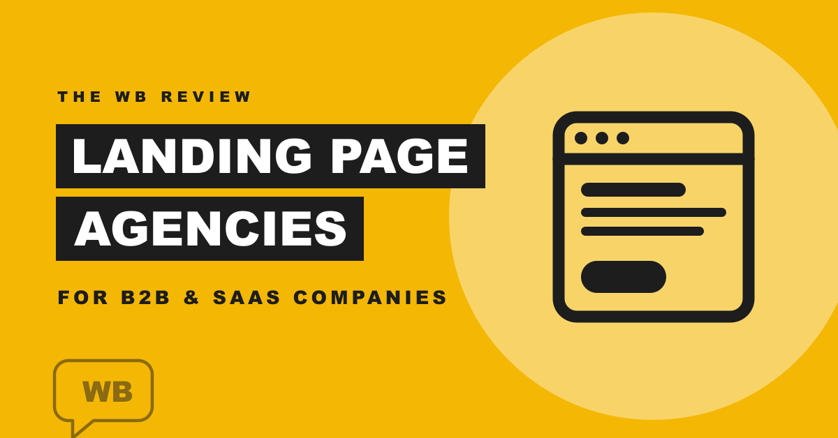 10 Best Landing Page Design Agencies for B2B & SaaS in 2026